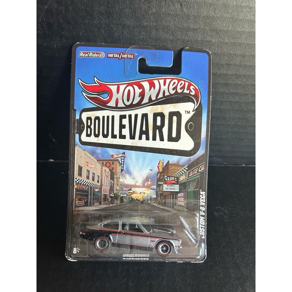 Hot Wheels Boulevard Custom V-8 Vega w RLRRs on card 2011